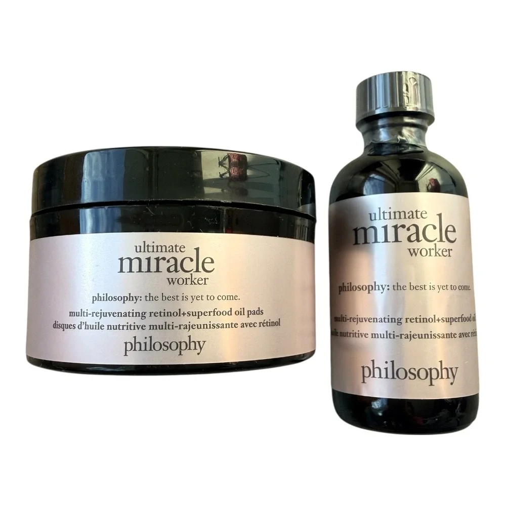 Philosophy Ultimate Miracle Worker Retinol‎ Oil Pads Set New Sealed NIB